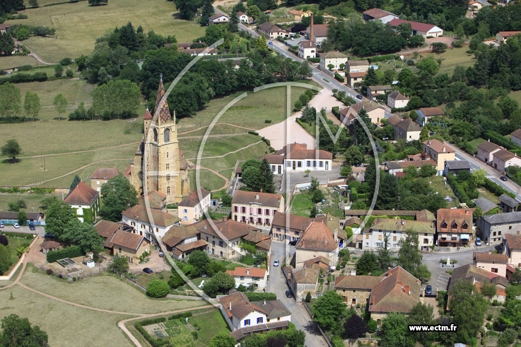 Photo aérienne - La Bénisson-Dieu