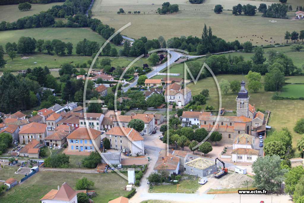 Photo arienne de Saint-Romain-la-Motte