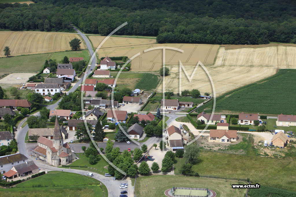 Photo aérienne - Saint-Christophe-en-Bresse