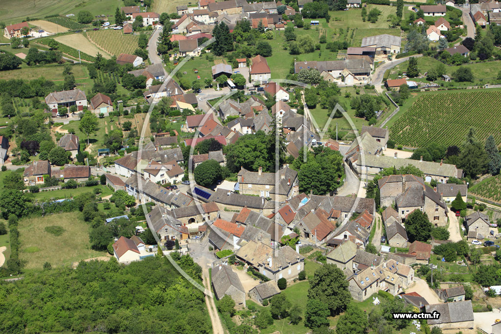 Photo arienne de Saint-Denis-de-Vaux