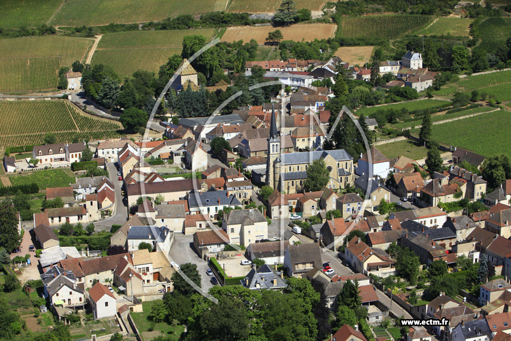 Photo aérienne - Santenay