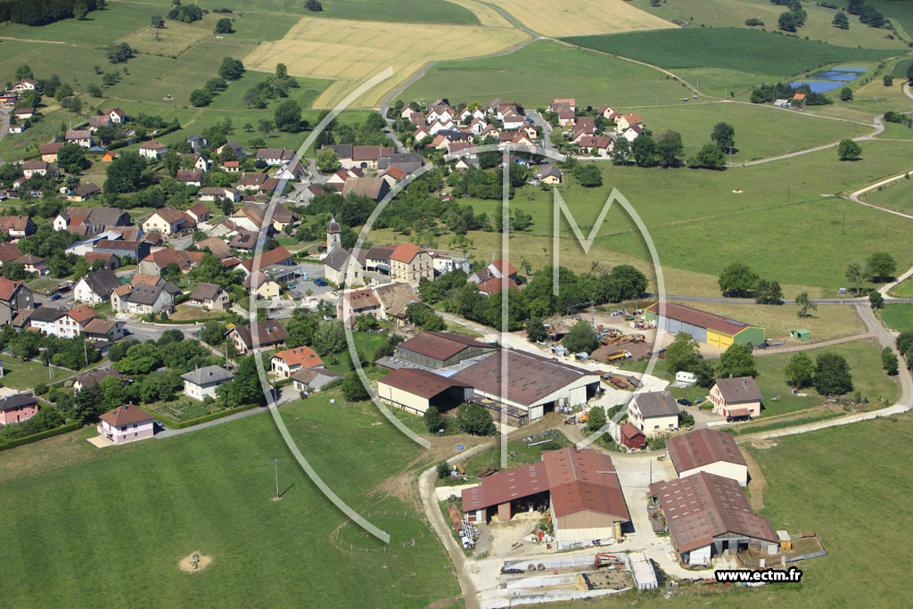 Photo arienne de chenans-sous-Mont-Vaudois