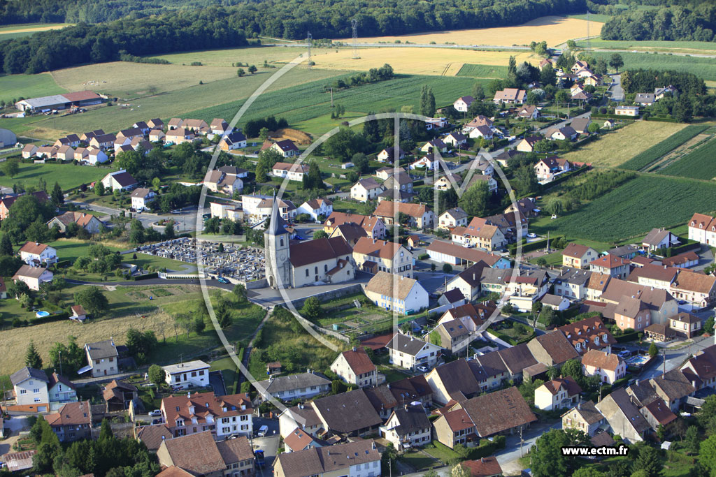 Photo aérienne - Bourogne