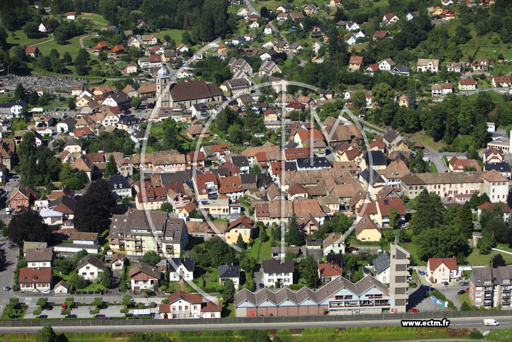 Photo arienne de Saint-Amarin