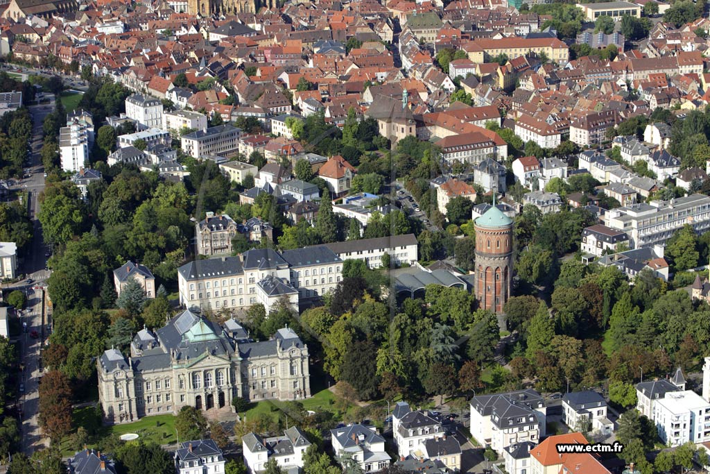 Photo arienne de Colmar (Quartier Centre)