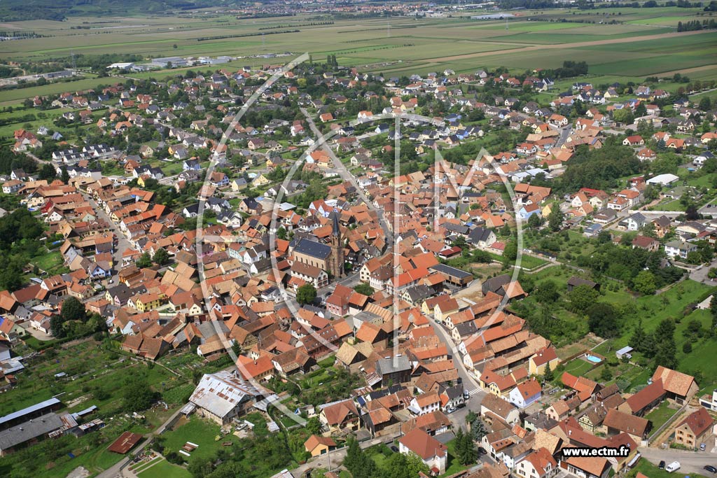Photo aérienne - Griesheim-près-Molsheim