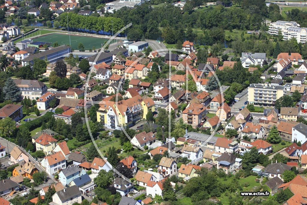 Photo arienne de Illkirch-Graffenstaden