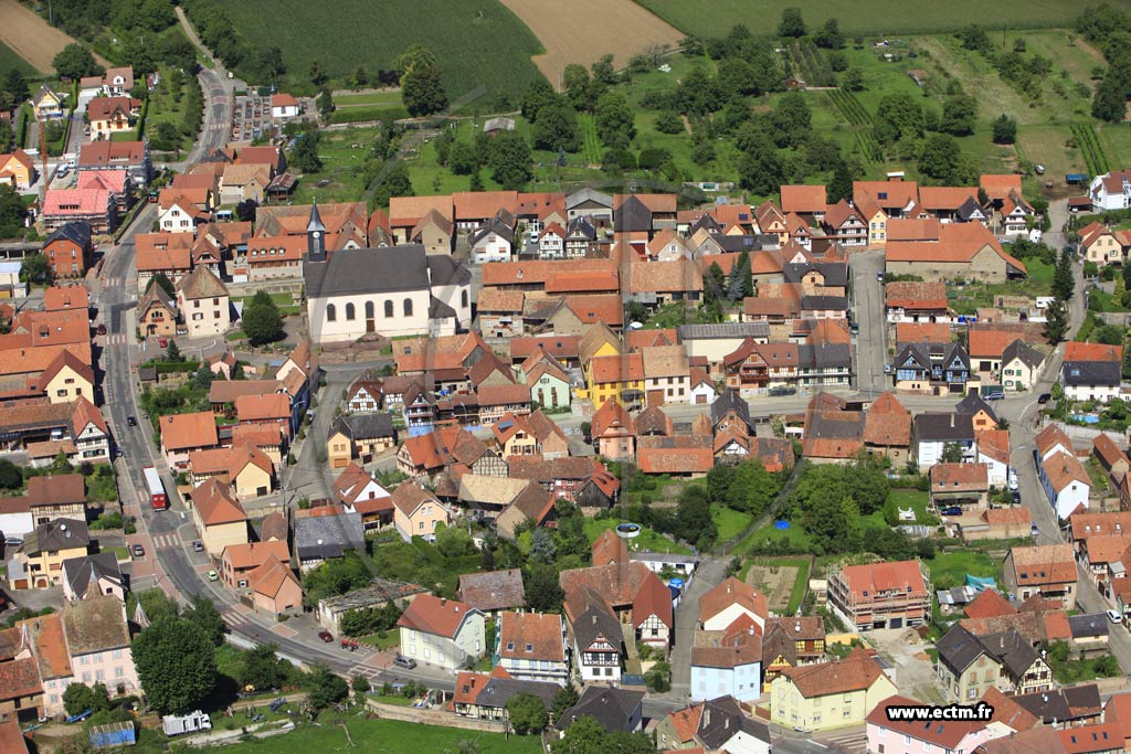 Photo aérienne - Ernolsheim-Bruche