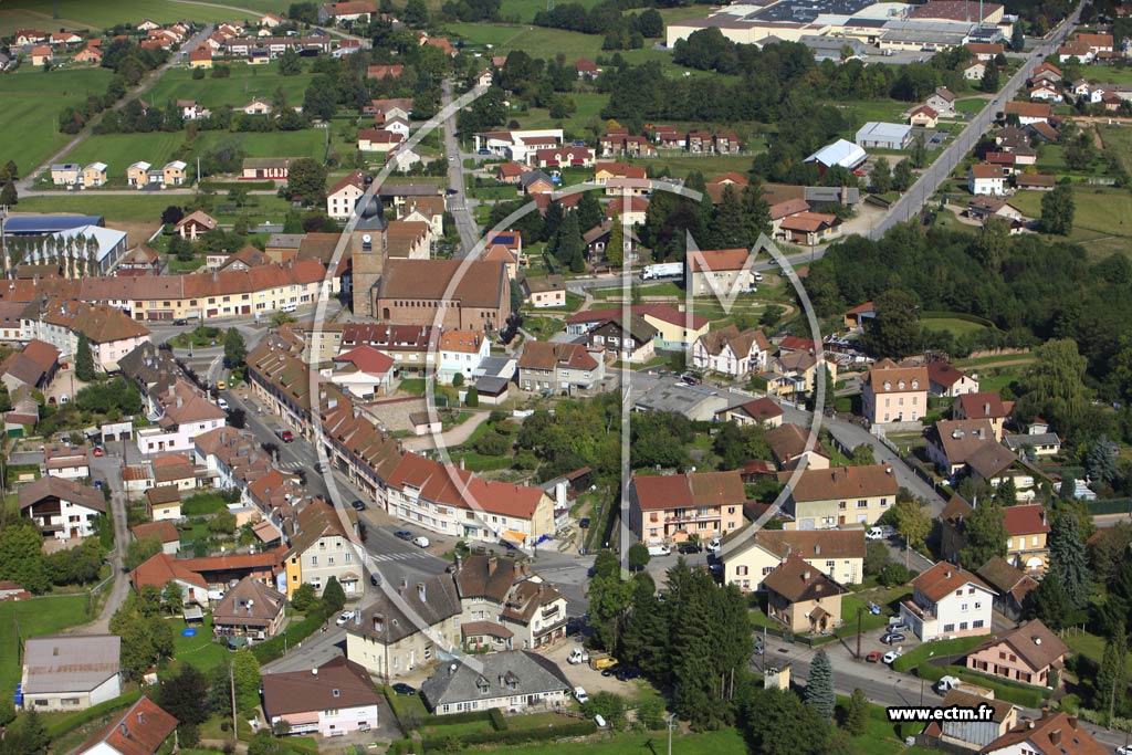 Photo arienne de Corcieux