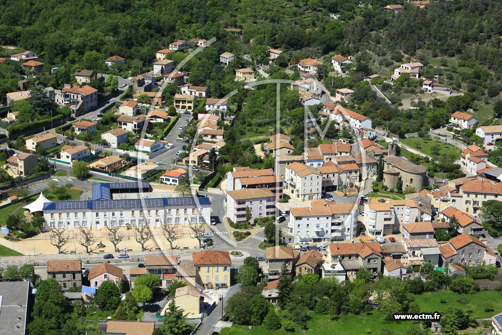 Photo arienne de Saint-Martin-de-Valgalgues