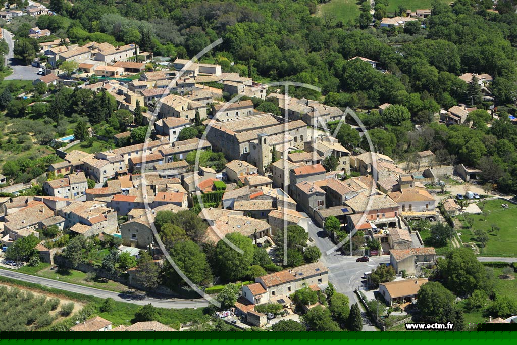 Photo aérienne - Collorgues