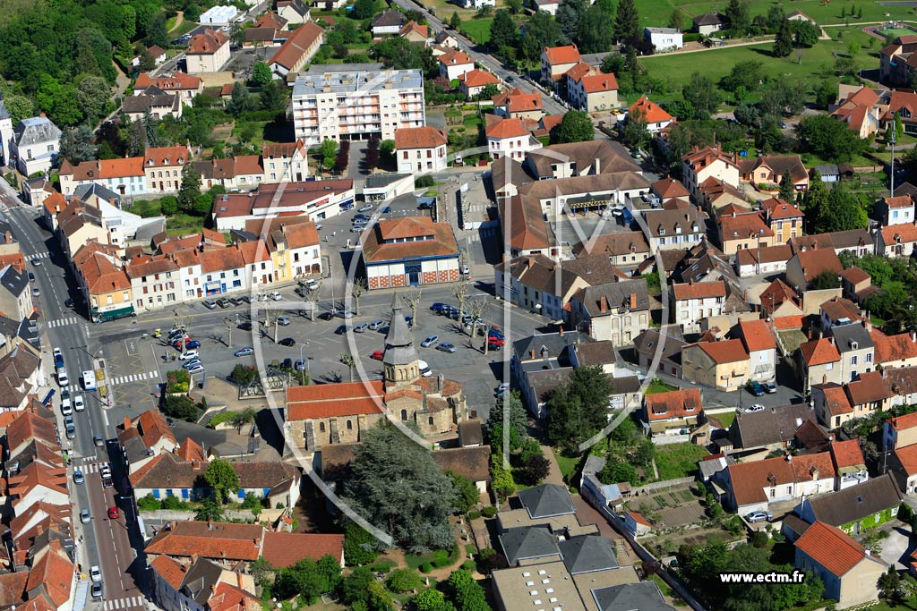 Photo aérienne - Néris-les-Bains