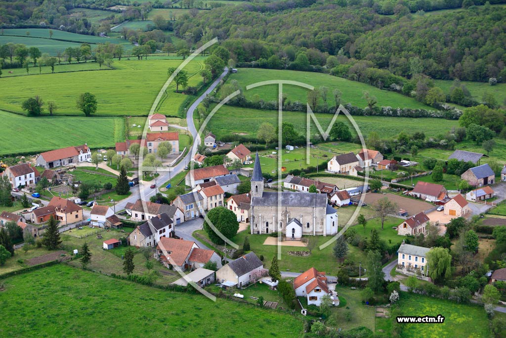 Photo aérienne - Teillet-Argenty