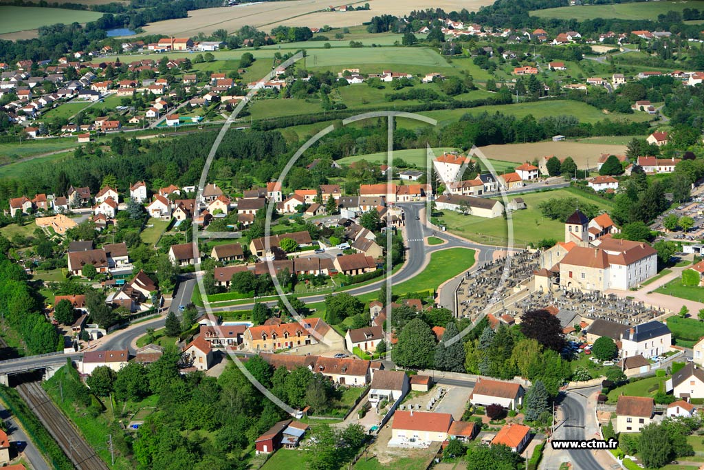 Photo aérienne - Saint-Germain-des-Fossés