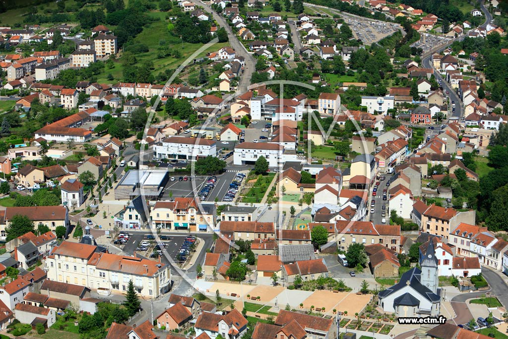 Photo arienne de Saint-Yorre