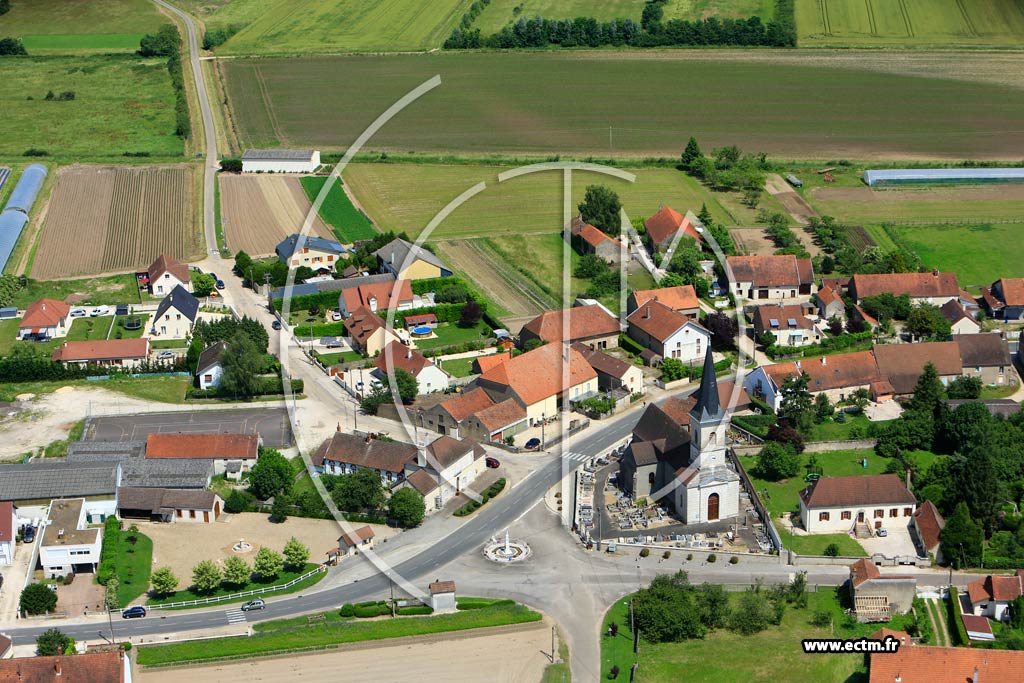 Photo aérienne - Labergement-lès-Auxonne