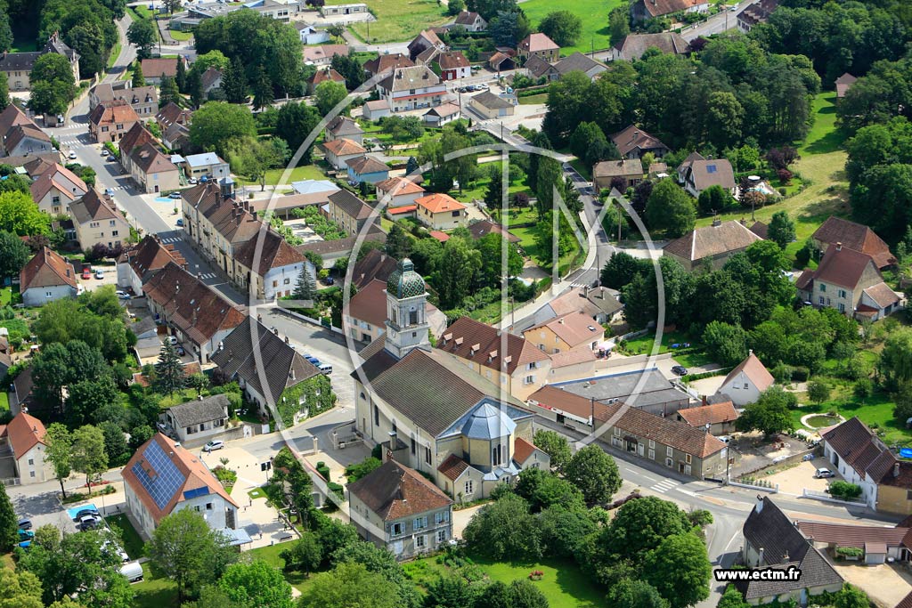 Photo arienne de Mont-sous-Vaudrey