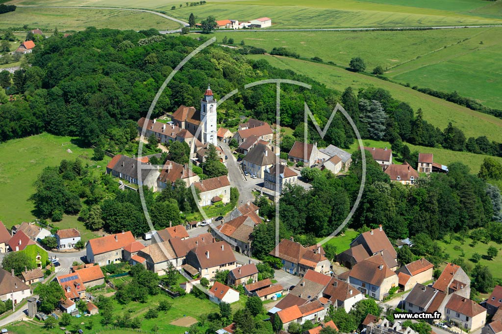 Photo aérienne - Montmirey-le-Château