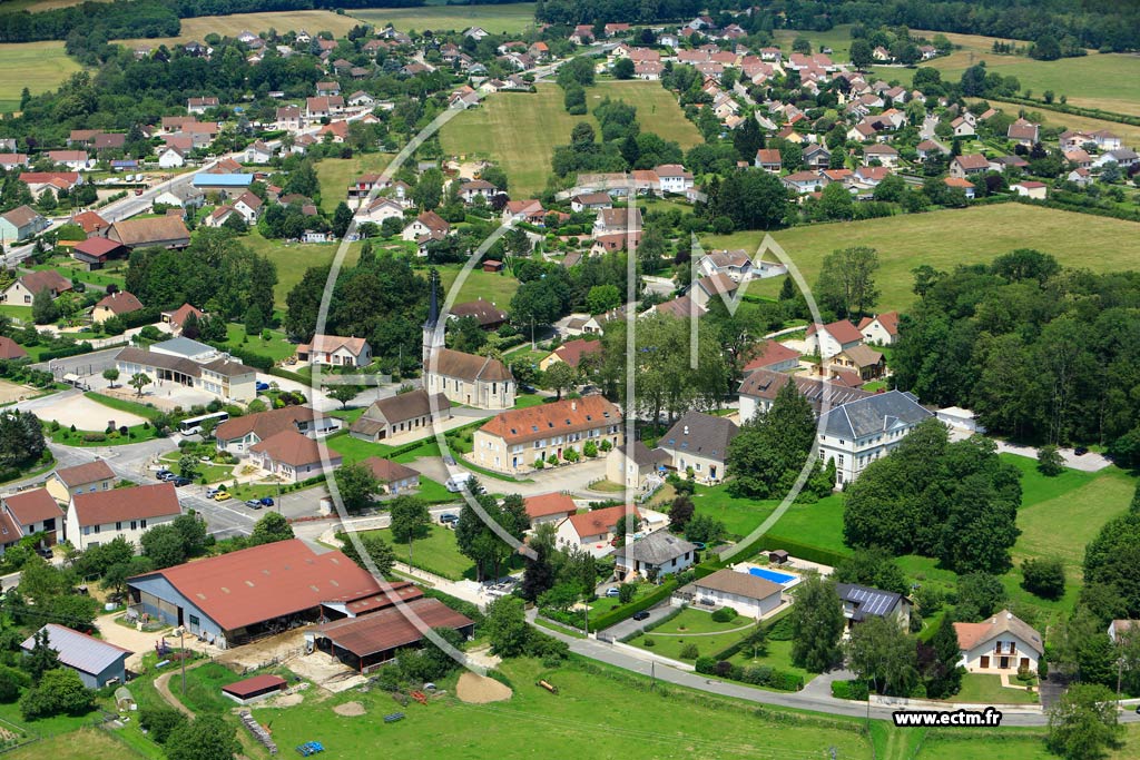 Photo aérienne - Villette-lès-Dole