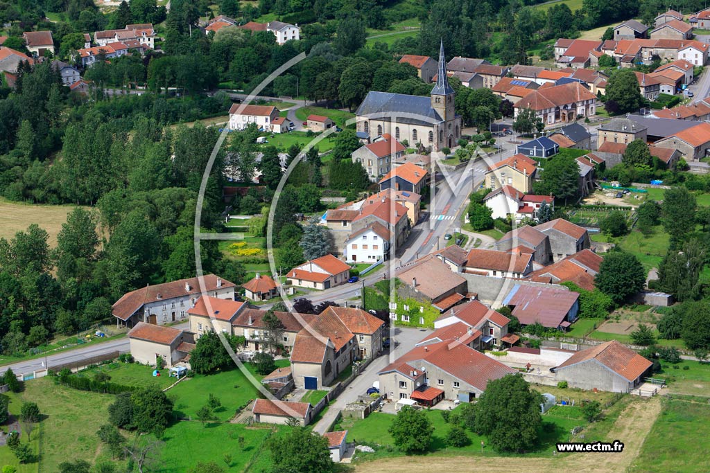 Photo arienne de Domvre-sur-Vezouze