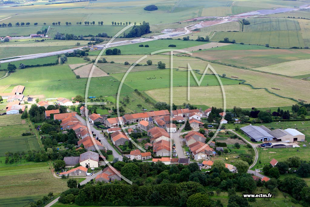 Photo aérienne - Morville-sur-Nied