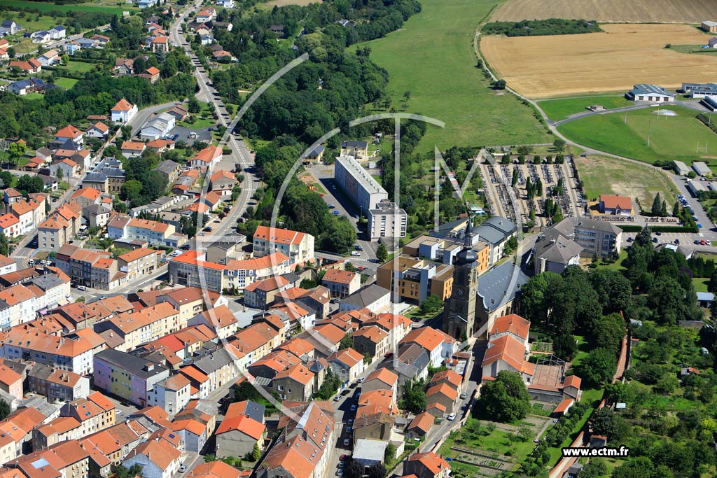 Photo arienne de Boulay-Moselle