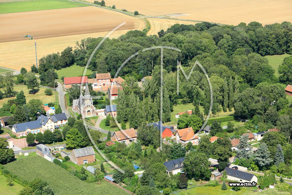 Photo aérienne - Fluquières