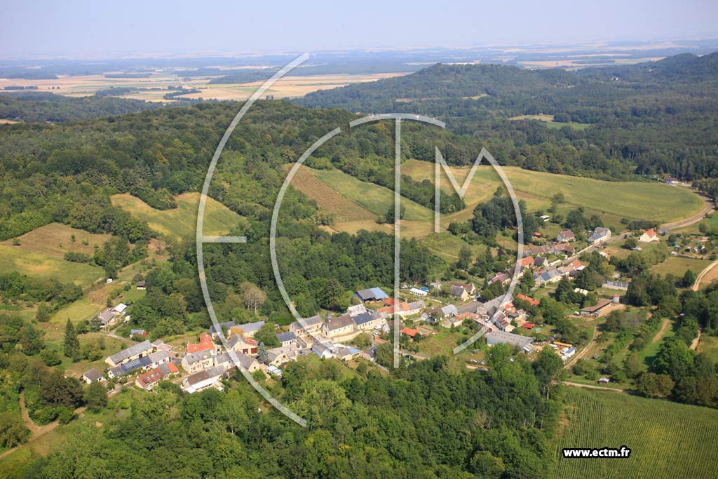 Photo arienne de Courtrizy-et-Fussigny