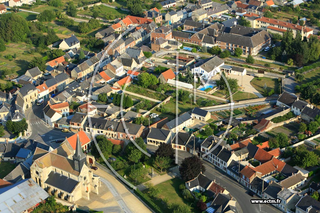 Photo aérienne - Crépy