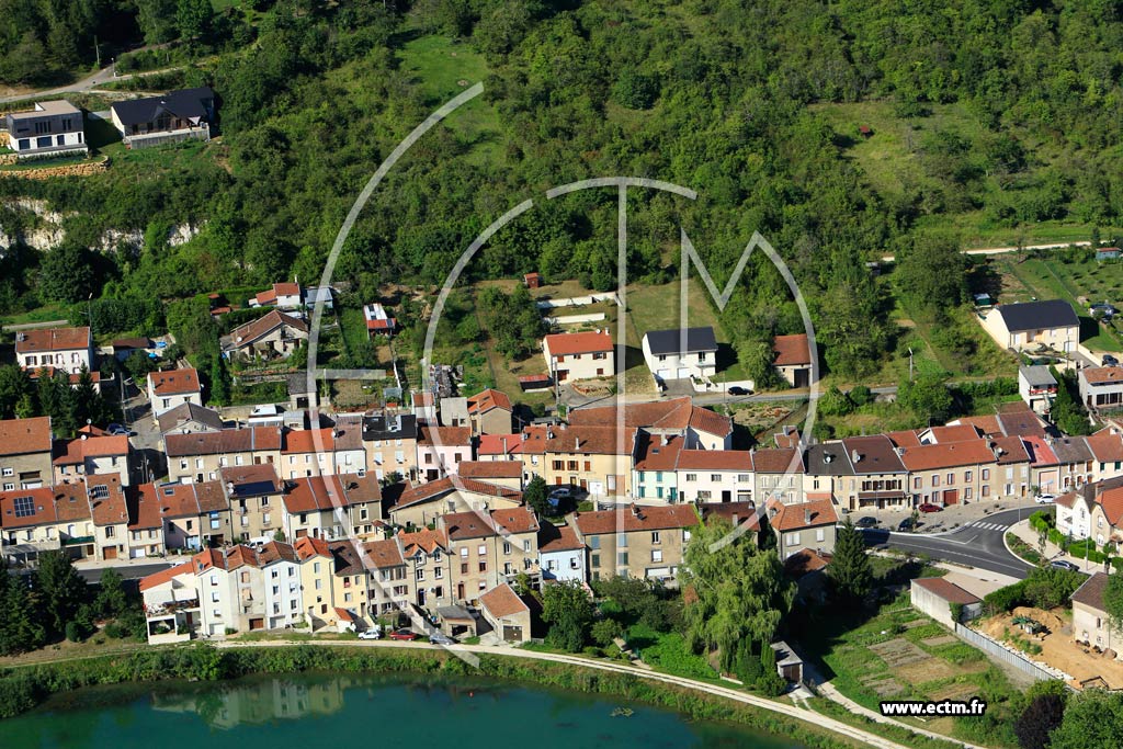 Photo arienne de Belleville-sur-Meuse