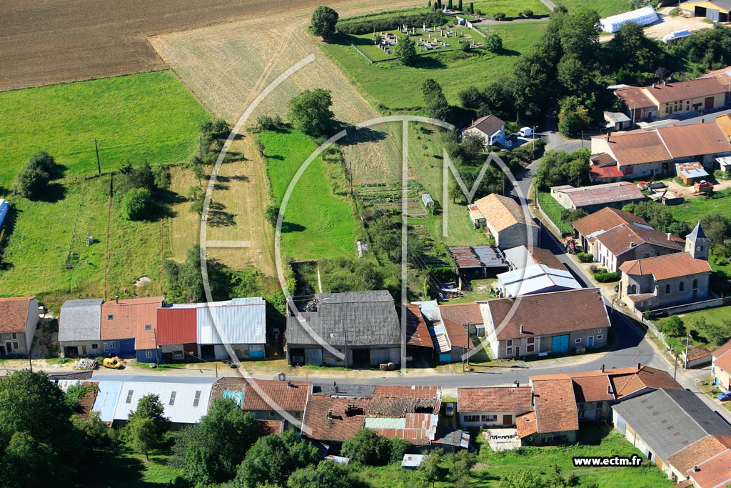 Photo arienne de Jouy-en-Argonne