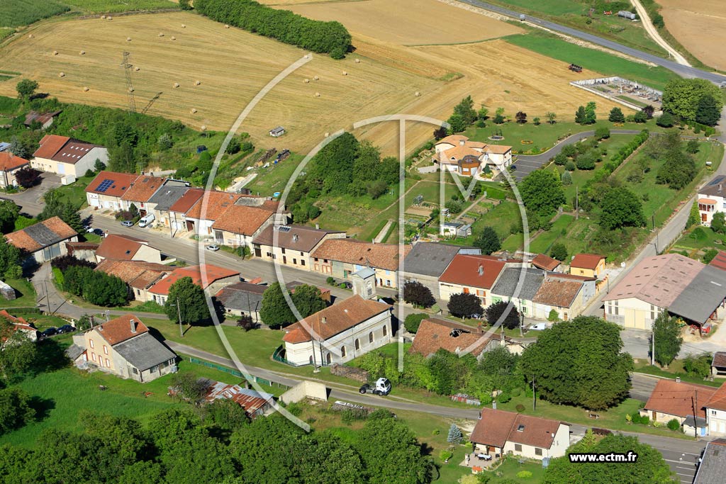 Photo arienne de Senoncourt-les-Maujouy