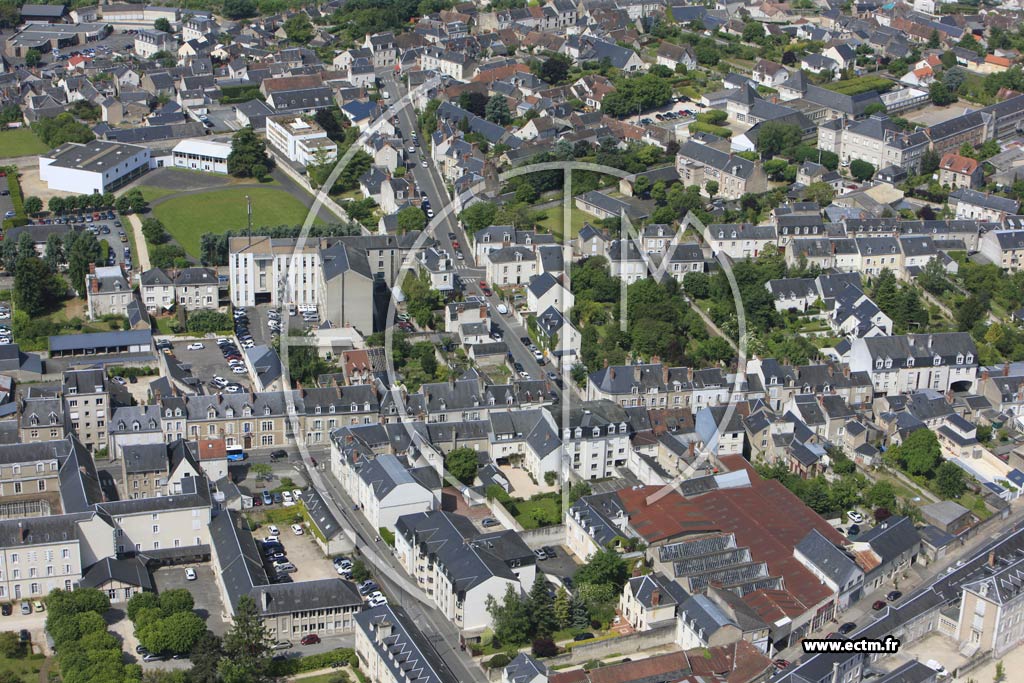 Photo arienne de Blois (Bourg-Neuf)