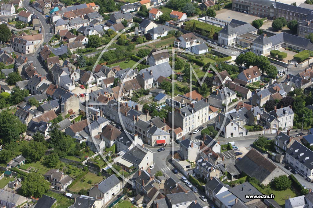 Photo arienne de Blois (Hautes Granges)