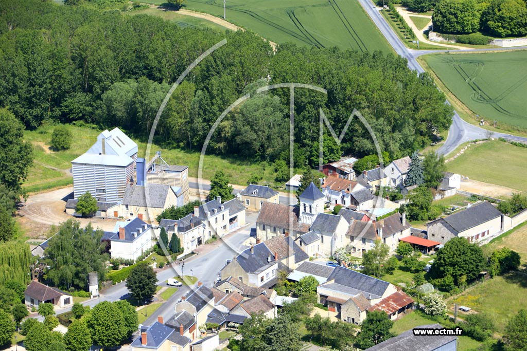 Photo aérienne - Usseau