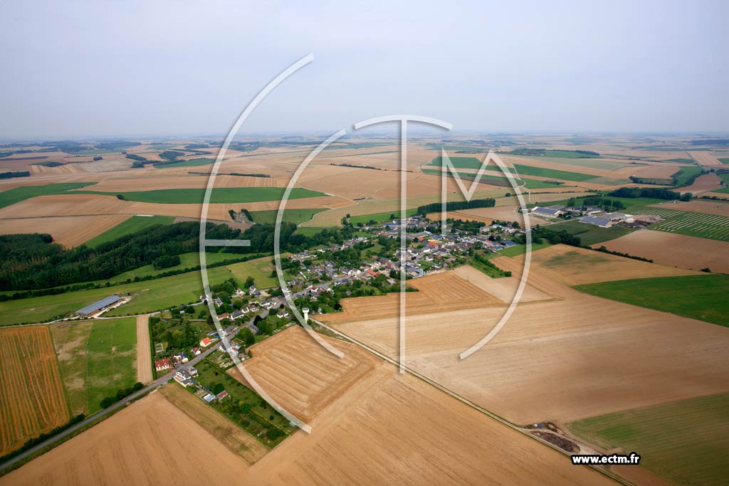 Photo arienne de Monceau-le-Neuf-et-Faucouzy