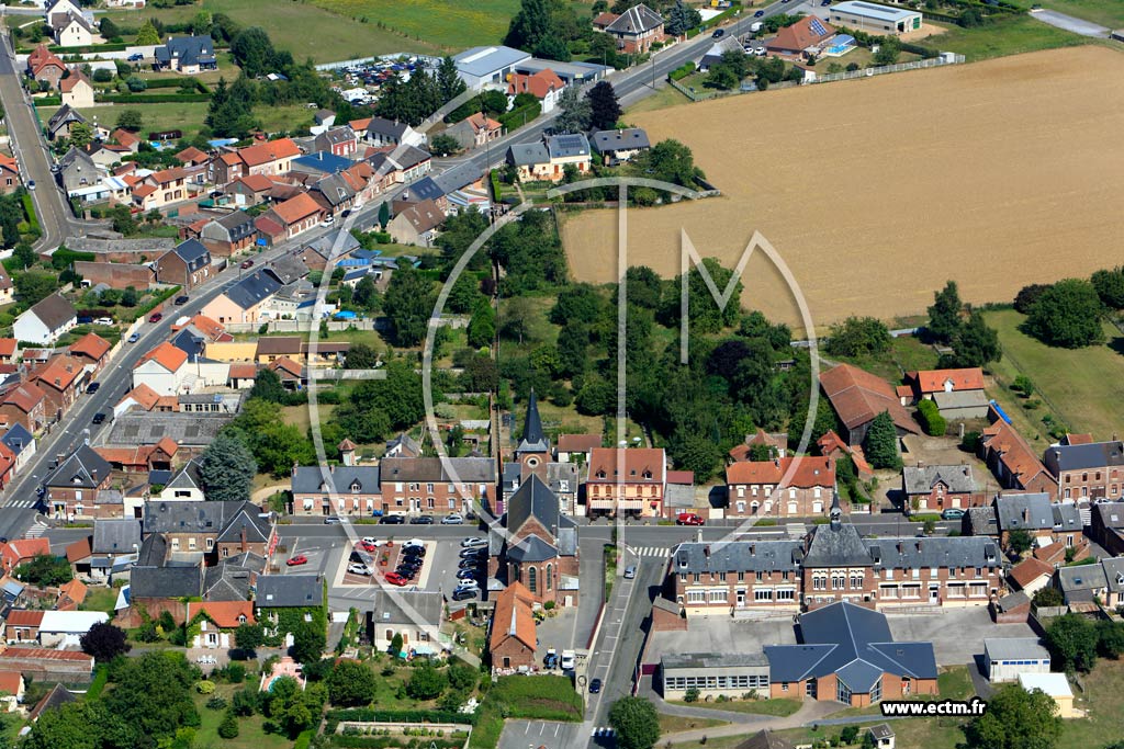 Photo aérienne - Viry-Noureuil