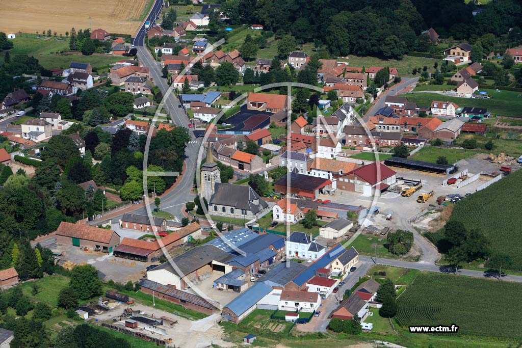 Photo aérienne - Boisleux-au-Mont