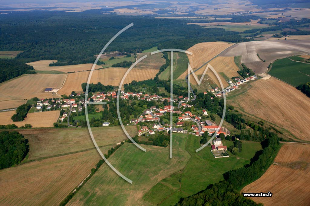 Photo arienne de Nanteuil-la-Fort