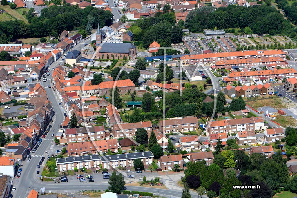 Photo aérienne - Pont-à-Marcq