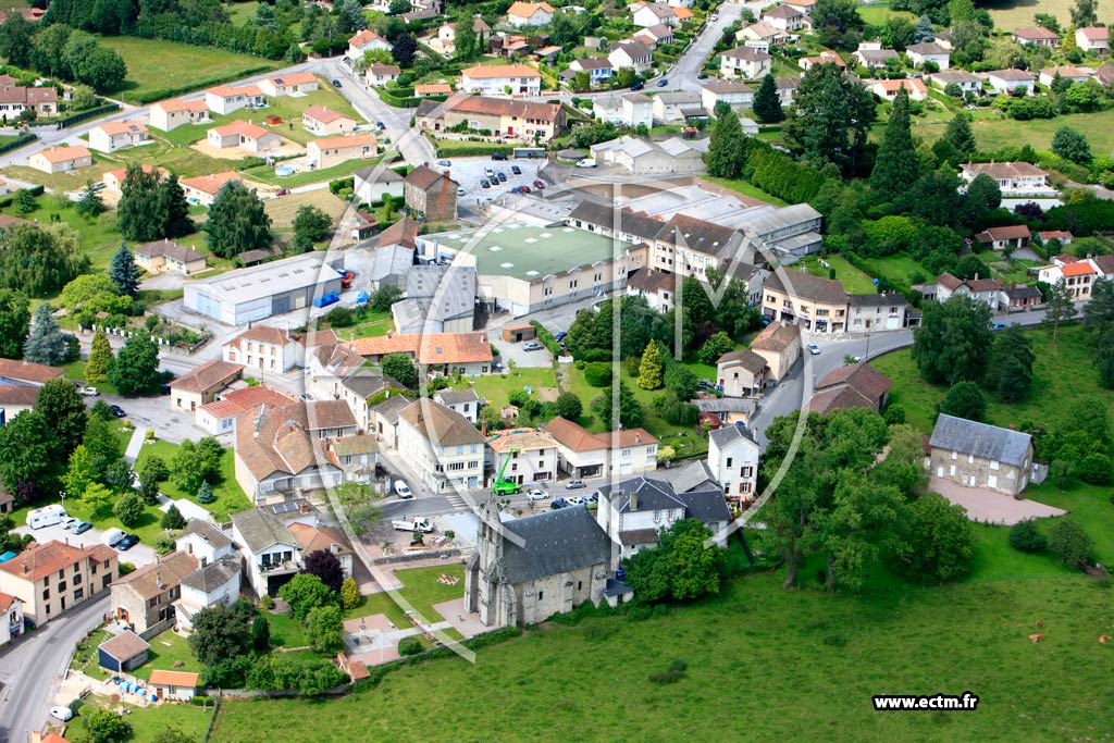 Photo arienne de Saint-Just-le-Martel