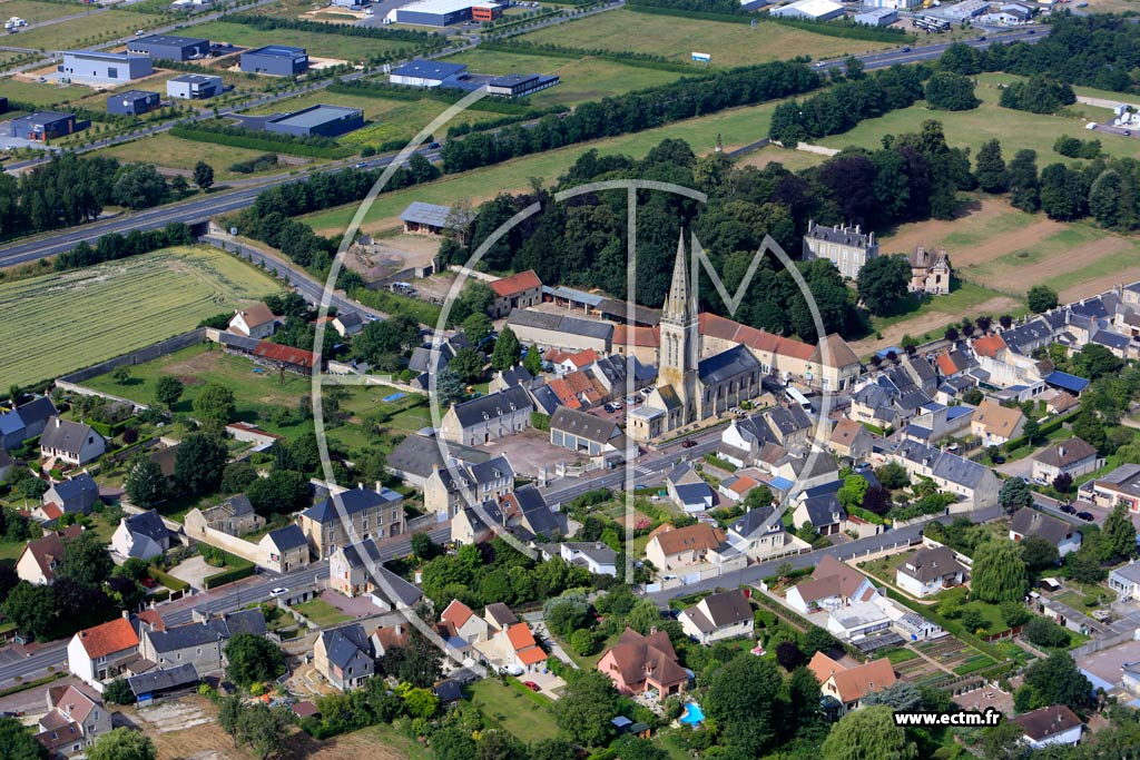 Photo arienne de Bretteville-l'Orgueilleuse