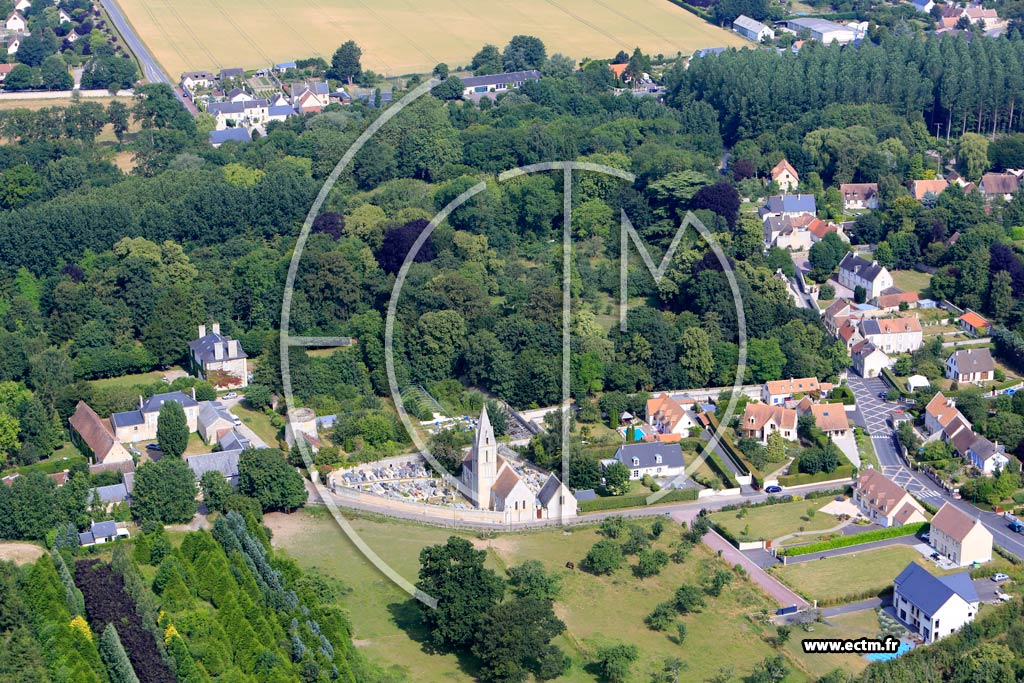 Photo arienne de Rosel (Quartier de l'Eglise)