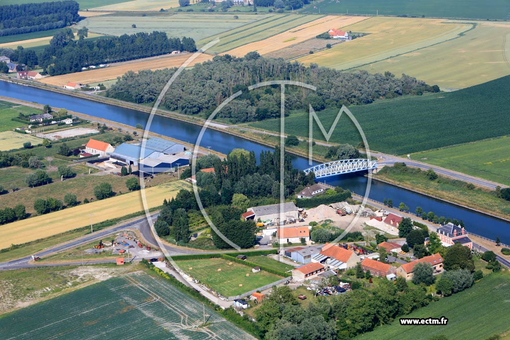 Photo arienne de Cappelle-Brouck (Pont L'Abbesse)