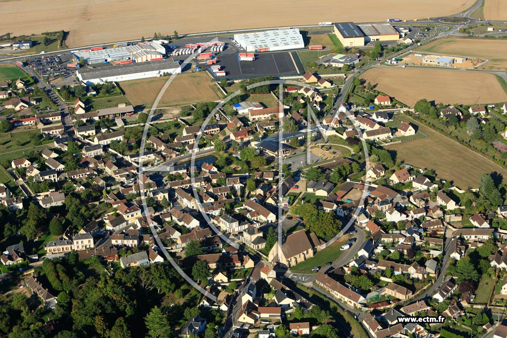 Photo aérienne - La Madeleine-de-Nonancourt