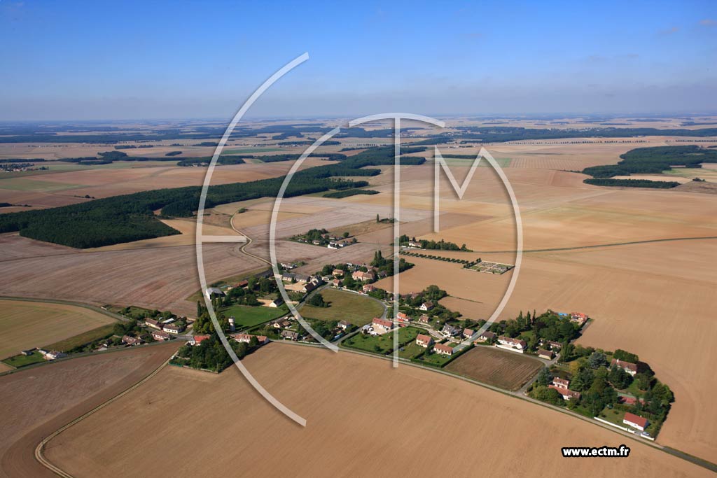 Photo aérienne - Le Boullay-les-Deux-Églises