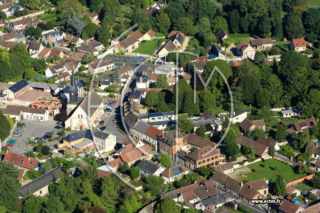 Photo arienne de Marcilly-sur-Eure