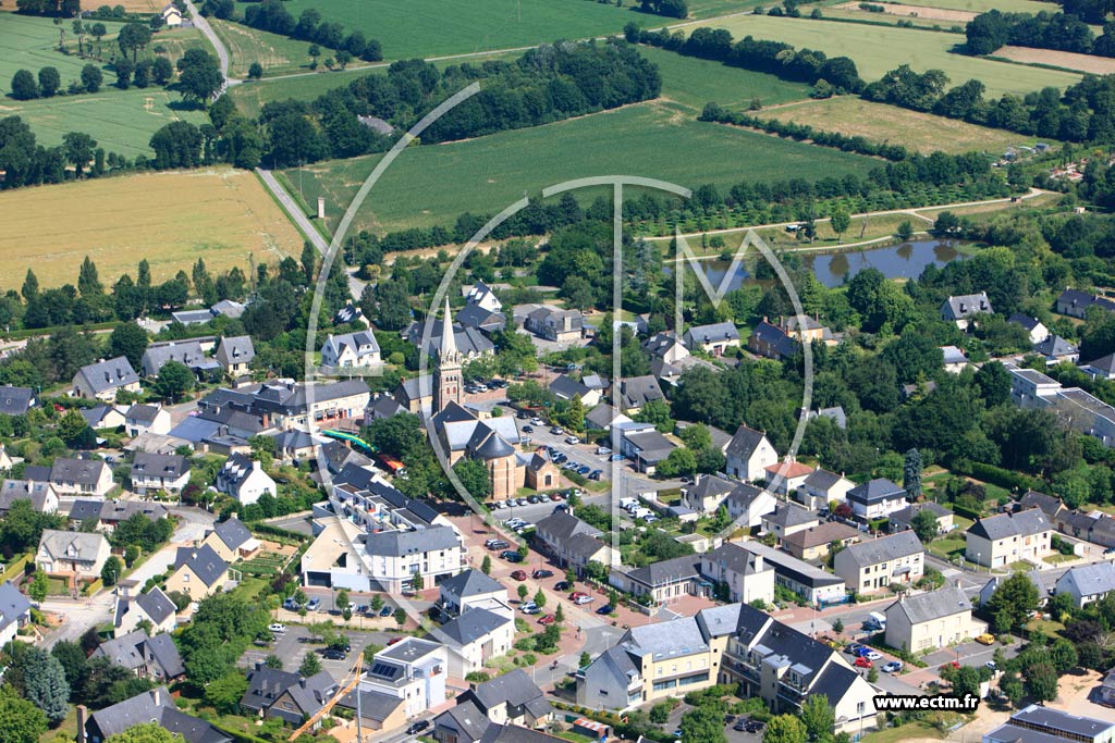 Photo arienne de La Chapelle-des-Fougeretz