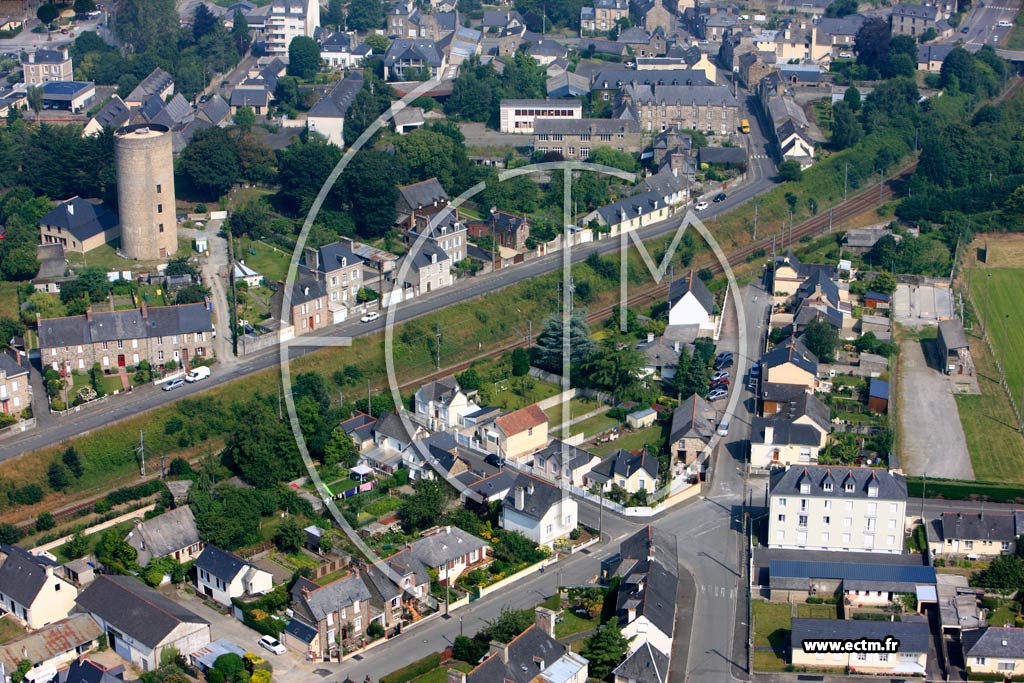 Photo arienne de Dol-de-Bretagne