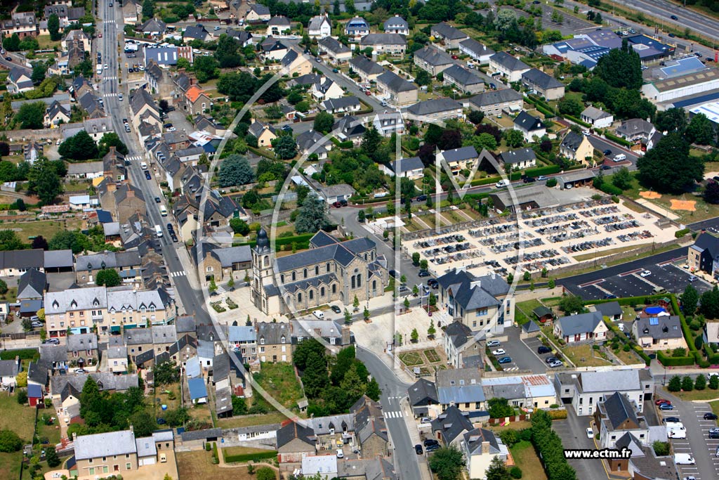 Photo arienne de Saint-Jouan-des-Gurets